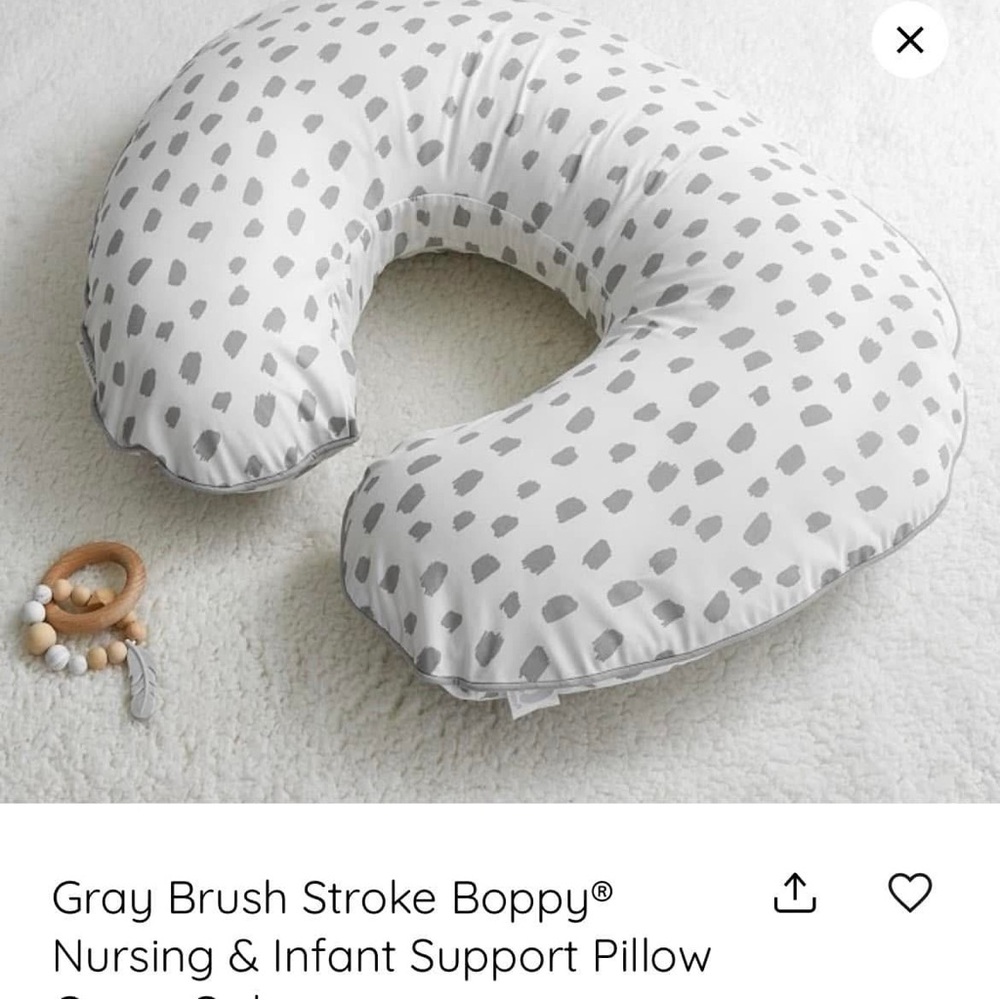 Boppy Nursing Pillow- Pottery Barn collab